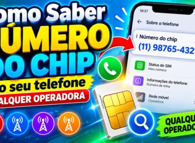 como saber o numero do chip do seu telefone qualquer operadora / MAIS TUTORIAIS