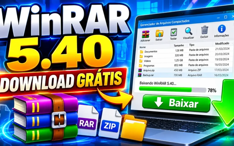 WinRAR - Download grátis / MAIS TUTORIAIS