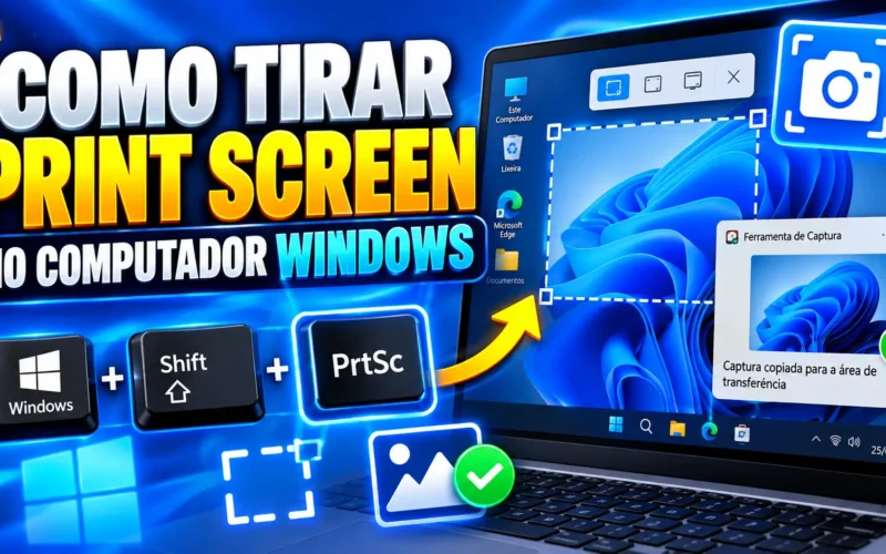 Como tirar Print Screen no computador Windows / Mais Tutoriais