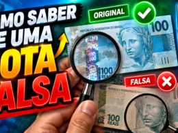 Como saber se nota é falsa / Site Mais Tutoriais