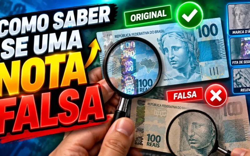 Como saber se nota é falsa / Site Mais Tutoriais