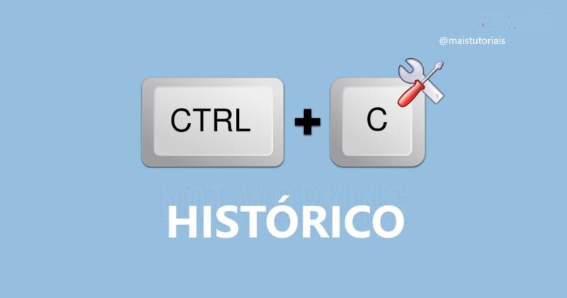 Como ver o histórico da Área de transferência do Windows