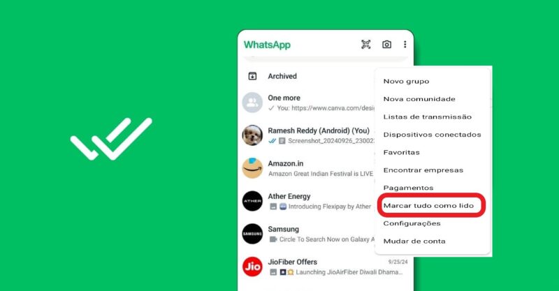 Como marcar todas as mensagens como lidas no WhatsApp / Mais Tutoriais / MAIS TUTORIAIS
