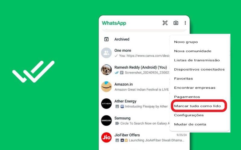 Como marcar todas as mensagens como lidas no WhatsApp / Mais Tutoriais / MAIS TUTORIAIS