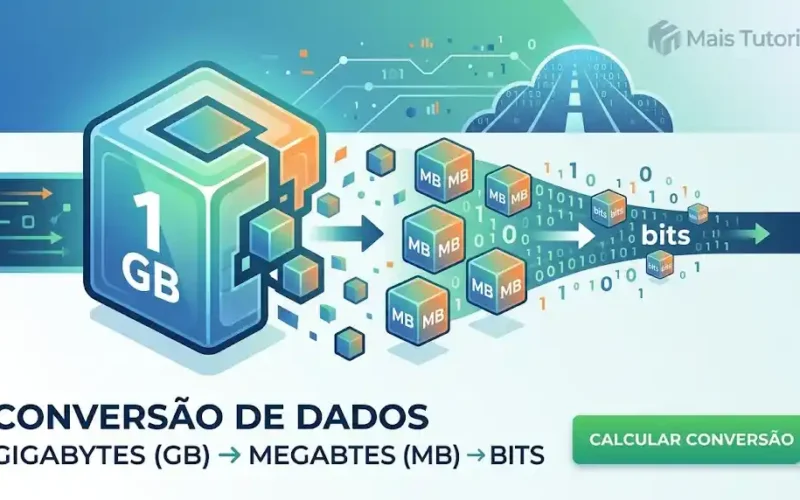 Conversor de Unidades de Armazenamento / MAIS TUTORIAIS