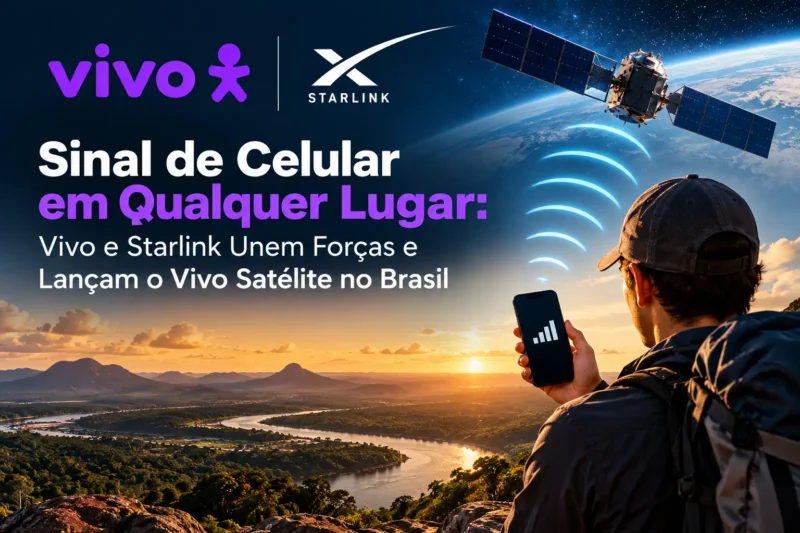 Sinal de Celular em Qualquer Lugar: Vivo e Starlink Unem Forças e Lançam o Vivo Satélite no Brasil / Mais Tutoriais